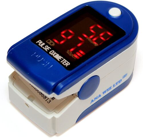 Anapulse ANP100 Finger Pulse Oximeter With LED Display (Includes Carrycase, Batteries and Lanyard)