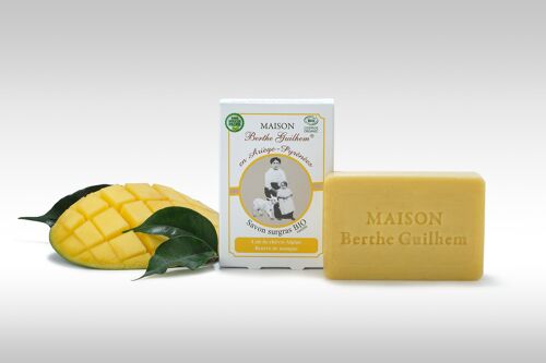 Savon certifié bio lait de chèvre alpine / beurre de mangue