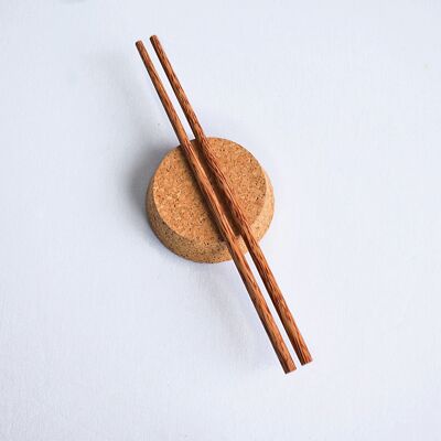 Bacchette in legno di cocco 25 cm | Riutilizzabile - Negozi e Ristoranti
