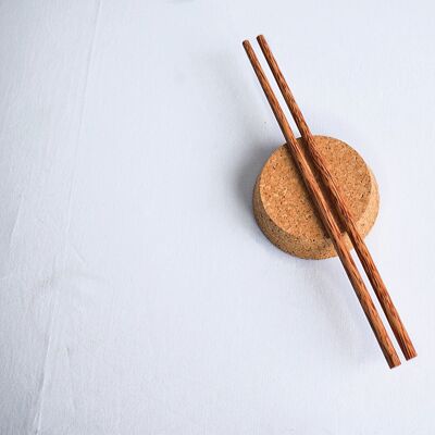 Coconut wood chopsticks 25 cm | Reusable - Shops and Restaurants