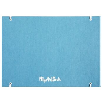 MyArt®Book A4 Classeur d'artiste à anneaux Bleu - 920501 3