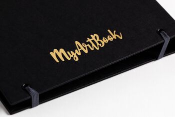 MyArt®Book A5 Classeur d'artiste à anneaux Noir - 920500 1