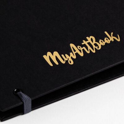 MyArt®Book A5 Kunstenaarsmap ringband Zwart - 920500