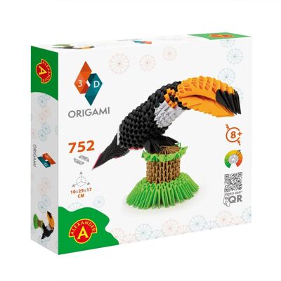 Make Your Own 3D Origami Toucan Kit