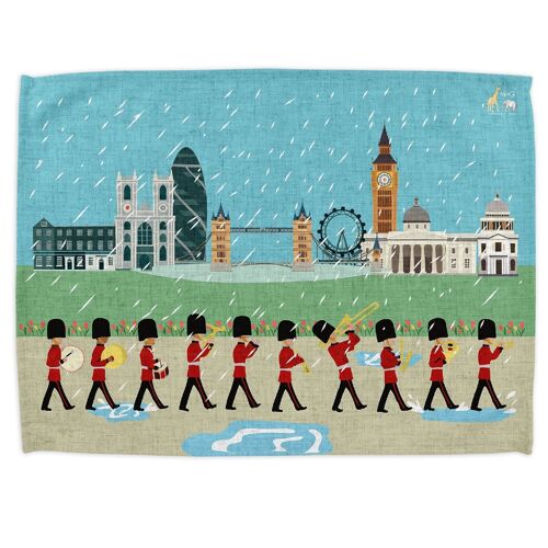 London Seasons Spring Tea Towel