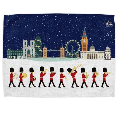 London Seasons Winter Tea Towel