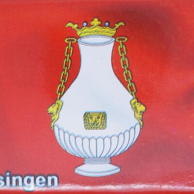 Fridge Magnet Flag with Coats of arms Vlissingen