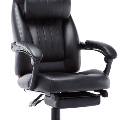 IWMH Basso High Back Office leather Chair with Headrest and Retractable Footrest