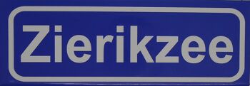 Aimant de réfrigérateur Panneau de ville Zierikzee 1
