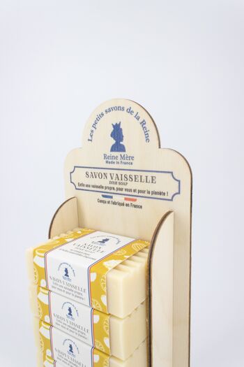 7 Savons Vaisselle + présentoir - (made in France) Vinaigre blanc et huile essentielle d'agrume  - 100% naturel 4