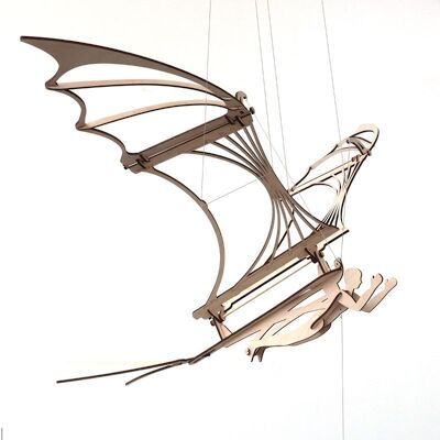 Large suspended ornithopter