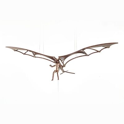 Medium suspended ornithopter