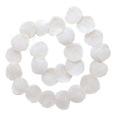 Shell Garland Capiz Medium White