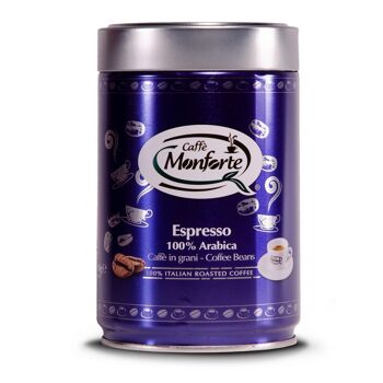 Caffe Monforte Espresso 100% Arabica grains entiers torréfiés 1