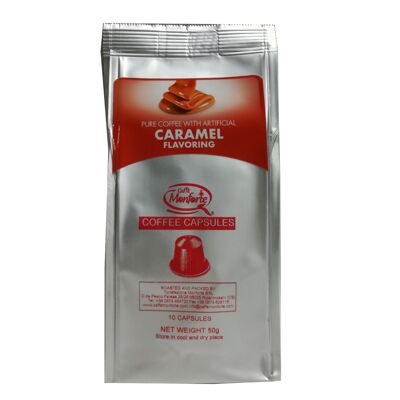 Caffe Monforte Espresso coffee capsules Caramel