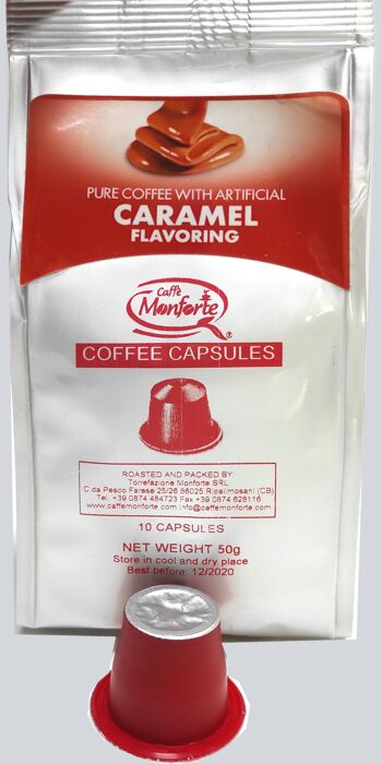 Caffe Monforte Capsules de café Espresso Caramel 3