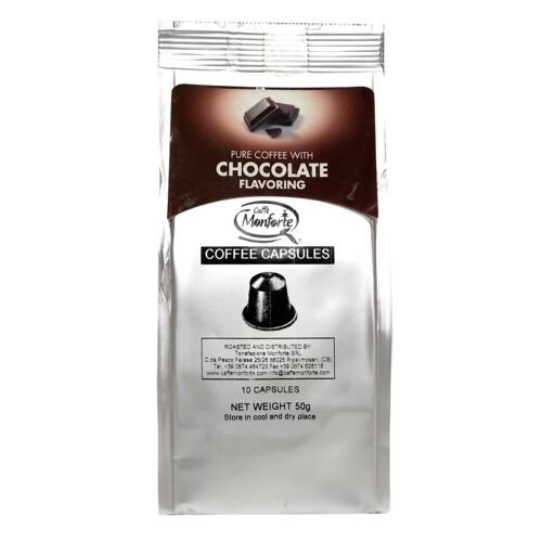 Caffe Monforte Espresso coffee capsules Chocolate
