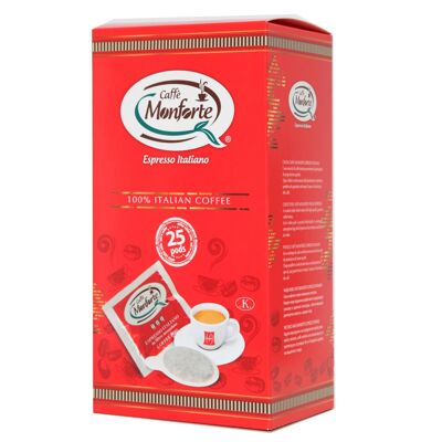 Caffe Monforte Espresso ESE café filtre papier monodose