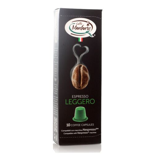 Caffe Monforte Espresso Leggero coffee capsules