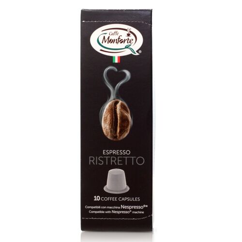Caffe Monforte Espresso Ristretto coffee capsules