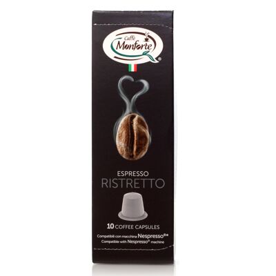 Cápsulas de café Caffe Monforte Espresso Ristretto