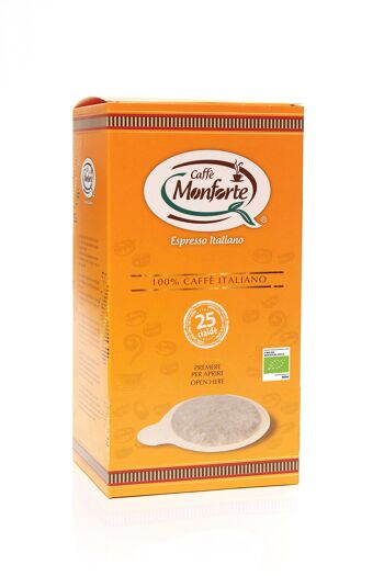 Caffe Monforte Bio Espresso ESE papier-filtre monodose 1