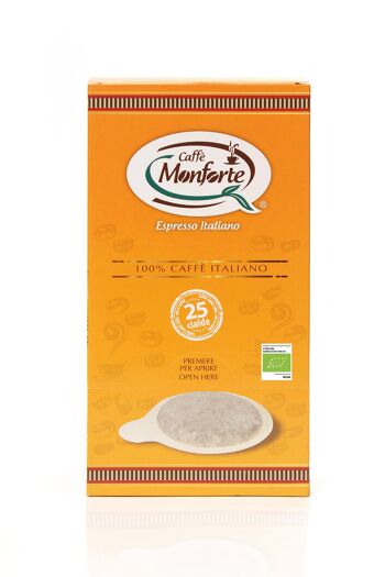 Caffe Monforte Bio Espresso ESE papier-filtre monodose 3
