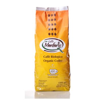 Café en grains torréfié Espresso bio Caffe Monforte 1 kg 1