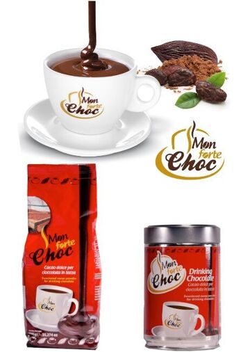 MonforteChoc sweetend cacao en poudre pour chaud et froid 1kg 3