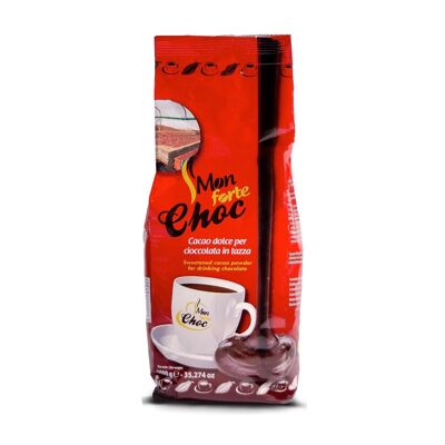 MonforteChoc sweetend cacao en poudre pour chaud et froid 1kg