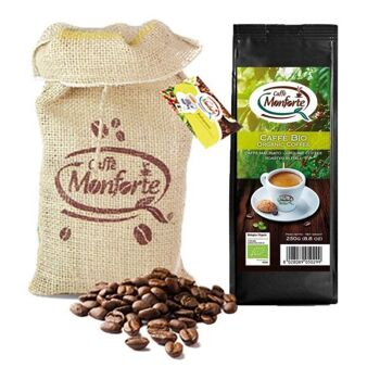 Caffe Monforte Poudre de café moulu torréfié biologique 5