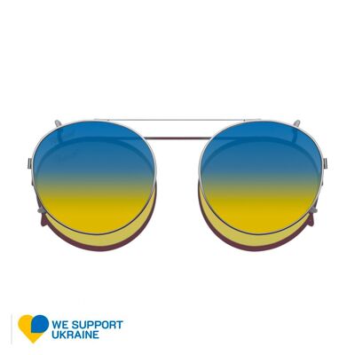 Hemmet® Clip-on Series 2 | Support Ukraine - Silver