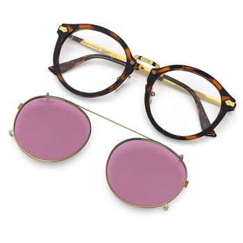 Hemmet® | Vintage Raider Clip Tortoise TINTS - Violet 5