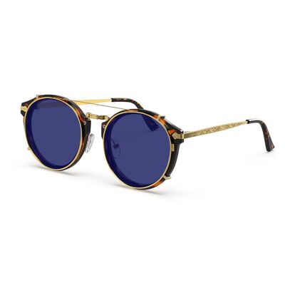 Hemmet® | Vintage Raider Clip-on Tortoise TINTS - Azul profundo