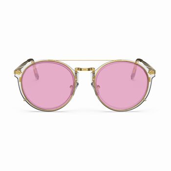 Hemmet® | Vintage Raider Clip-on Crystal TINTS - Rose Pastel 4