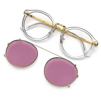 Hemmet® | Vintage Raider Clip-on Crystal TINTS - Rose Pastel 5