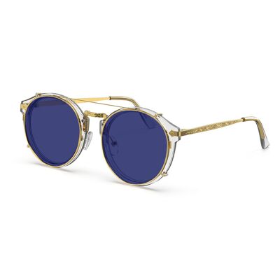 Hemmet® | Vintage Raider Clip-on Crystal TINTS - Tiefblau