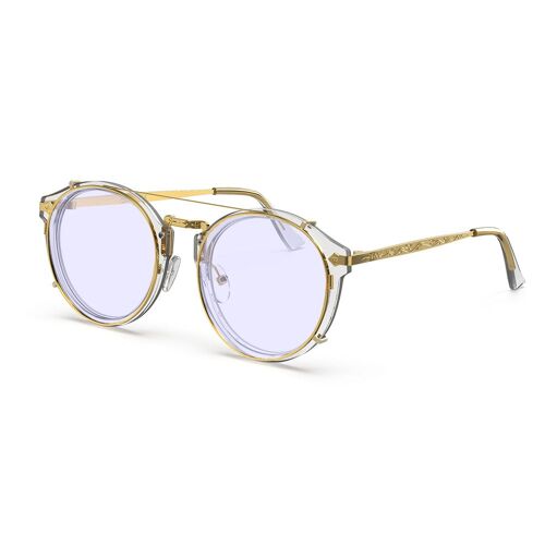 Hemmet® | Vintage Raider Clip-on Crystal TINTS - Crystal Blue