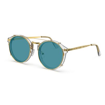 Hemmet® | Vintage Raider Clip-on Crystal TINTS - Aquamarine