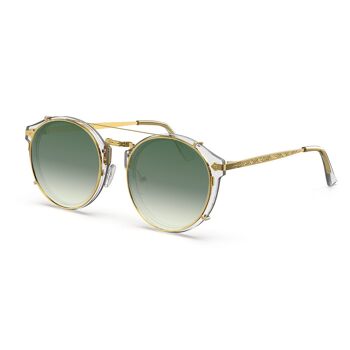 Hemmet® | Vintage Raider Clip Crystal SUN - Vert Tropical 1