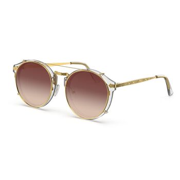 Hemmet® | Vintage Raider Clip Cristal SOLEIL - Marron Clair 1