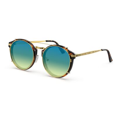 Hemmet® | Vintage Raider Clip Tortue SOLEIL - Bleu Acide