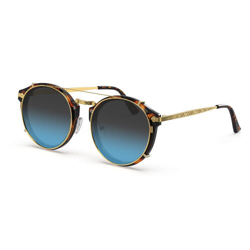 Hemmet® | Vintage Raider Clip-on Tortoise SUN - Shark Blue