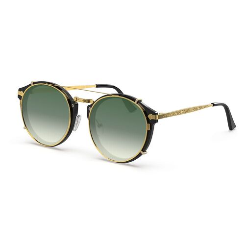 Hemmet® | Vintage Raider Clip-on Black SUN - Tropical Green