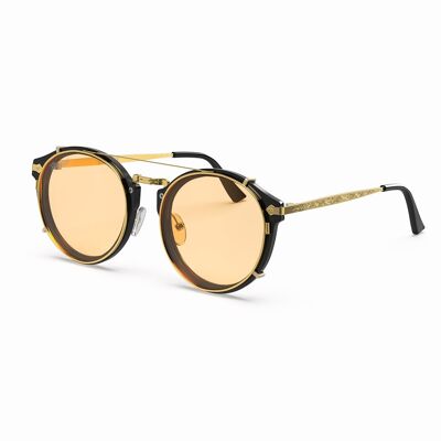 Hemmet® | Vintage Raider Clip-on Black S.O.S. - Golden Hour