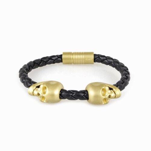 The Hemmet® Skull & Rope Bracelet - Gold