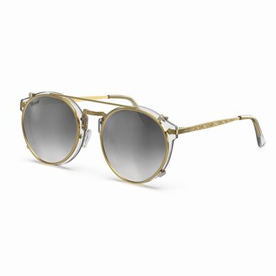 Hemmet® | Vintage Raider Clip-on Cristal - Plata