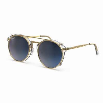 Hemmet® | Vintage Raider Clip-on Crystal - Azul