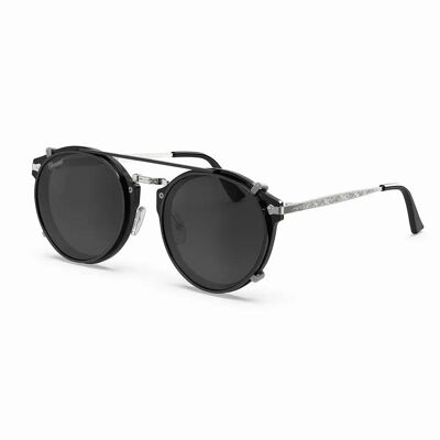 The Hemmet® Vintage Raider Black - Frame + Clip-on