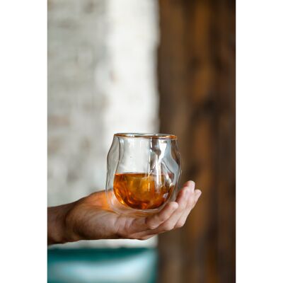 Double wall whisky glass 320ml ENZO 8487